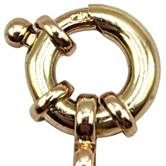 14 Karat Yellow Gold Dyed Multicolored Jade Bracelet #20007 - Picture 7 of 8